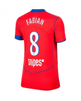 Billige Fotballdrakt Paris Saint-Germain Fabian Ruiz #8 Replika Tredjedrakt Dame 2025-26 Kortermet Billige Fotballdrakt Paris Saint-Germain Fabian Ruiz #8 Replika Tredjedrakt Dame 2025-26 Kortermet